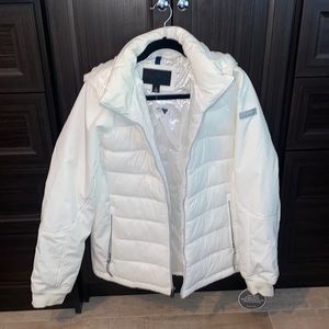 WHITE MICHAEL KORS PUFFER JACKET new with tags